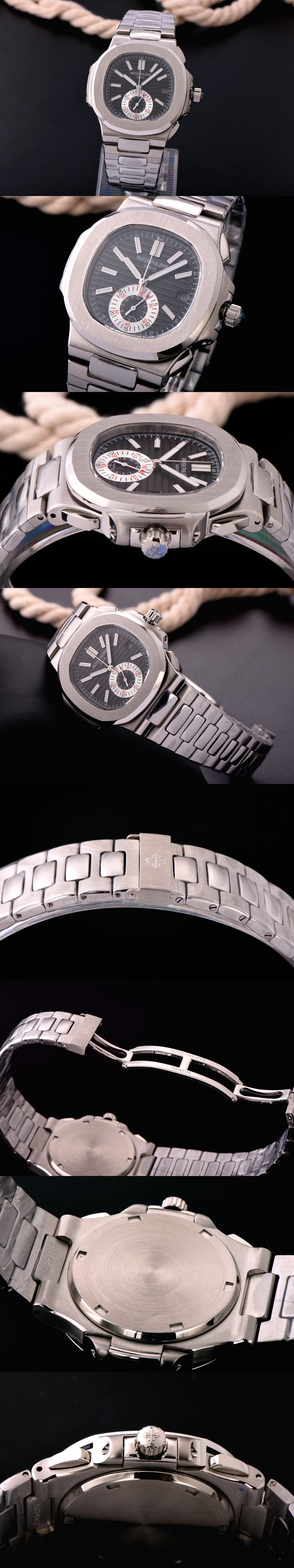 파텍필립 노틸러스 크로노그라프-4 59801(솔리드백)